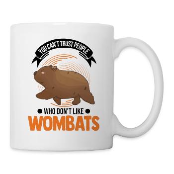 Australian Wombat - Mug - white - Right