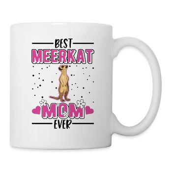 Best Meerkat Mom Ever Erdmännchen - Mug - white - Right