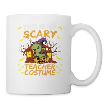 C’est mon effrayant professeur Costume School Halloween - Mug blanc - blanc - Droite