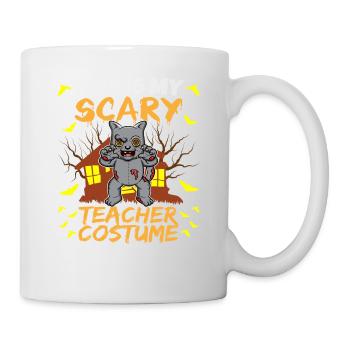C’est mon effrayant professeur Costume School Halloween - Mug blanc - blanc - Droite