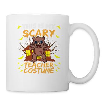 C’est mon effrayant professeur Costume School Halloween - Mug blanc - blanc - Droite