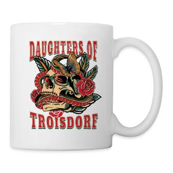 Troisdorf Frau Geschenk daughters of Troisdorf - Tasse - Weiß - Rechts