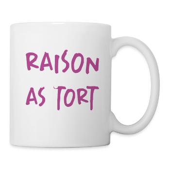 Soit J'ai Raison Soit Tu As Tort - Mug blanc - blanc - Droite
