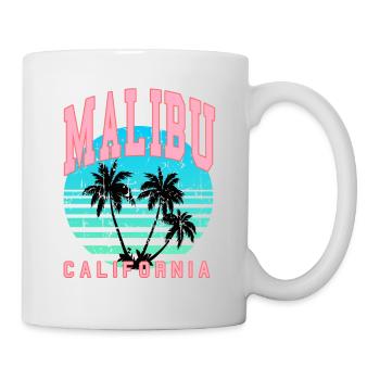 malibu palms California - Mug - white - Right