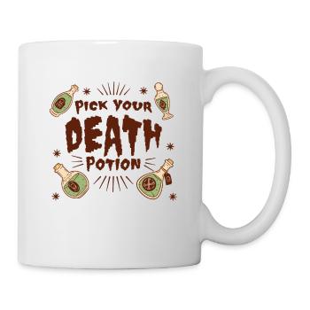 Aqua Tofana Skull Potion Mystery Fan Poison Bottle - Mug - white - Right