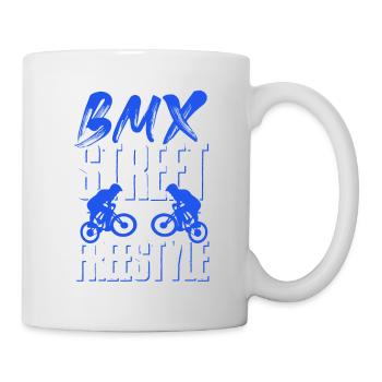 bmx freestyle - Mug blanc - blanc - Droite