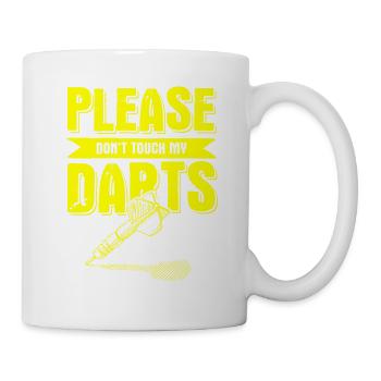 darts spiel - Tasse - Weiß - Rechts