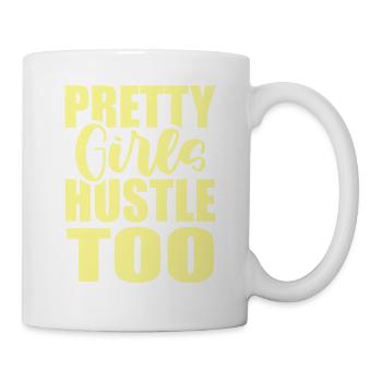 Mädchen Hustle - Tasse - Weiß - Rechts