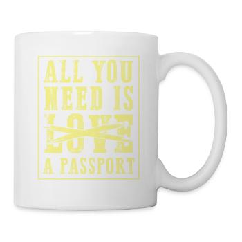 passport travel - Mug - white - Right