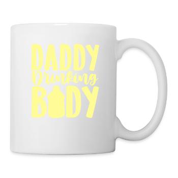 papa bébé papa - Mug blanc - blanc - Droite