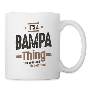 Mens It's a Bampa Thing Funny Dad Grandpa - Mug - white - Right