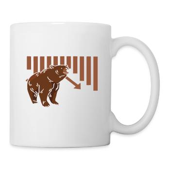 Just Thrive In A Bear Market Cool Trader Design - Mug - white - Right