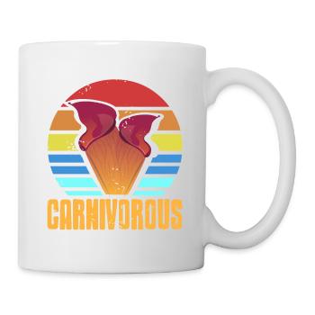 Retro Vintage Carnivorous Plant Lover Botany - Mug - white - Right