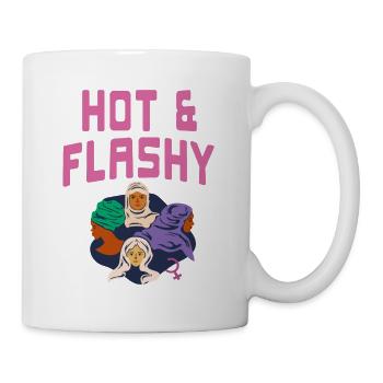 Hot & Flashy Awesome Retro T-Shirt For Her - Mug - white - Right