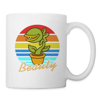 Retro Vintage BEAUTY Carnivorous Plants Lover - Mug - white - Right