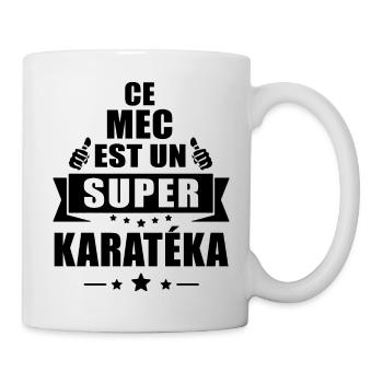 ce mec est un super karatéka / karaté - Mug blanc - blanc - Droite