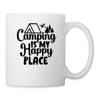 Urlaub Naturliebhaber Camping lustiger Spruch - Tasse - Weiß - Rechts