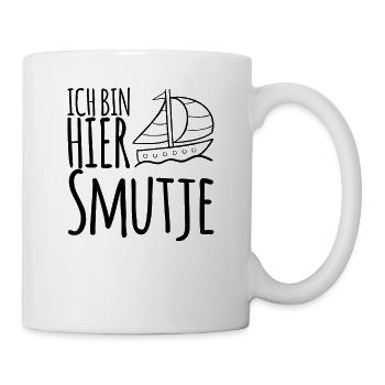 Ich bin hier Smutje - Tasse - Weiß - Rechts