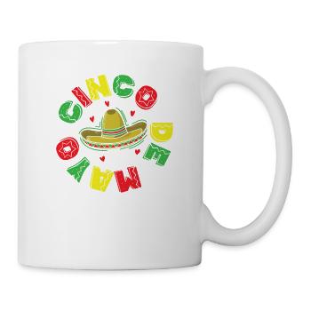 Cinco de Mayo Mai Mexiko Feiertag USA - Tasse - Weiß - Rechts