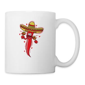 Cinco de Mayo Chapeau Mexicain Vacances Mexique - Mug blanc - blanc - Droite