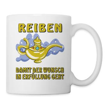 OELLAMPE REIBEN - Tasse - Weiß - Rechts