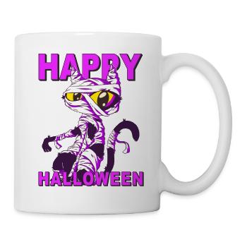 CAT HAPPY HALLOWEEN - Mug - white - Right