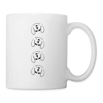 Hundekopf Hund Niedliche Hunde I Hundehalter Hunde - Tasse - Weiß - Rechts