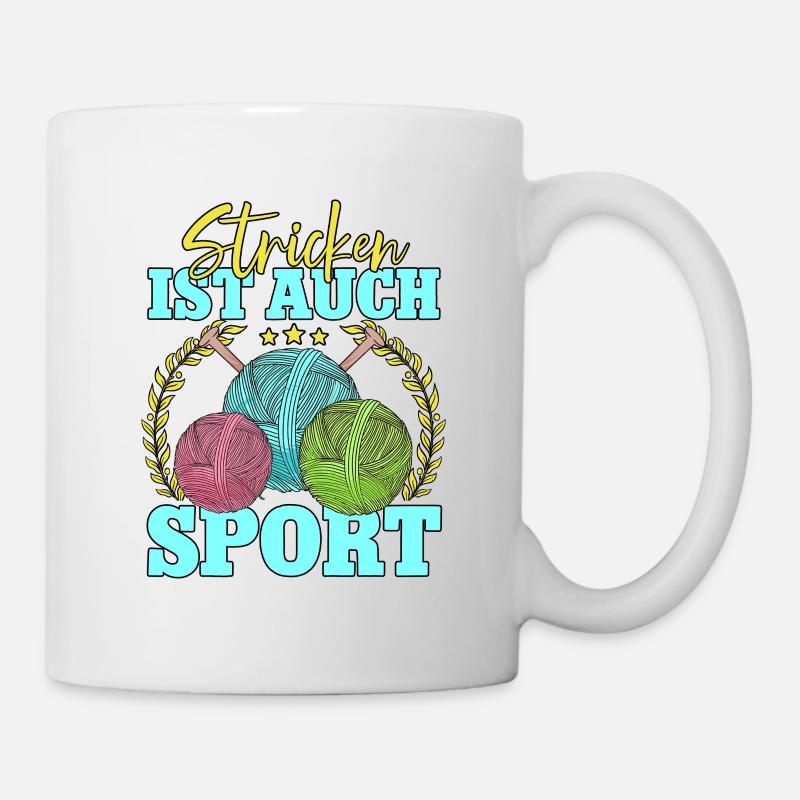 Häkeln - Tasse - Weiß