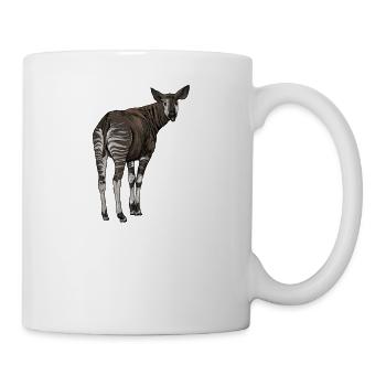 Okapi I girafe de la forêt tropicale pour - Mug blanc - blanc - Droite