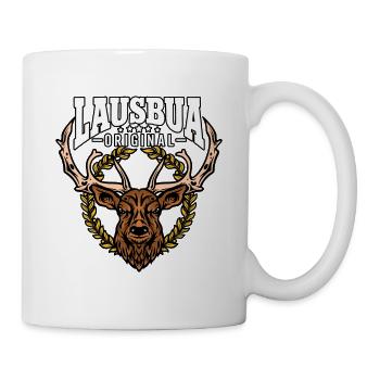 Lausbua - Tasse - Weiß - Rechts