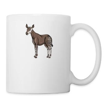 Okapi I girafe de la forêt tropicale pour - Mug blanc - blanc - Droite