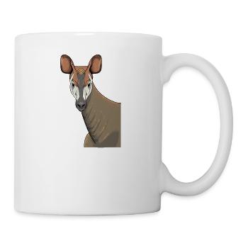 Okapi I Girafe de la forêt tropicale pour - Mug blanc - blanc - Droite
