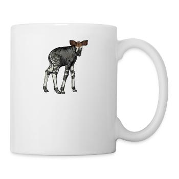 Okapi I Girafe de la forêt tropicale pour - Mug blanc - blanc - Droite
