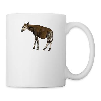Okapi I girafe de la forêt tropicale pour - Mug blanc - blanc - Droite