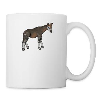 Okapi I girafe de la forêt tropicale pour - Mug blanc - blanc - Droite