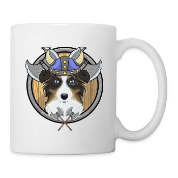 Australian Shepherd I Valhalla I Viking - Tasse - Weiß - Rechts
