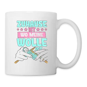 Häkeln - Tasse - Weiß - Rechts