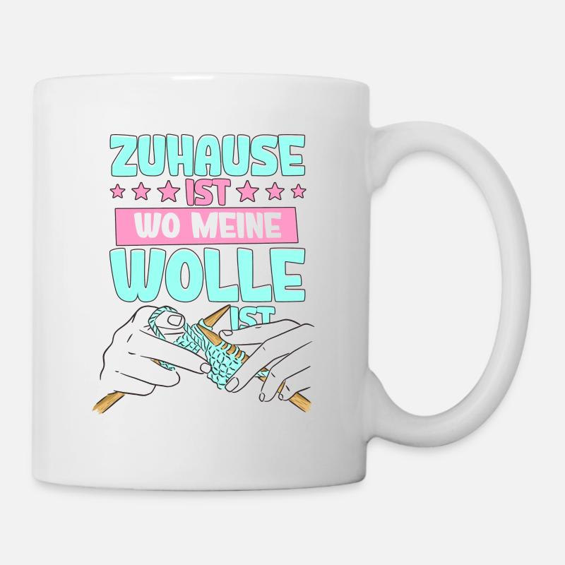 Häkeln - Tasse - Weiß