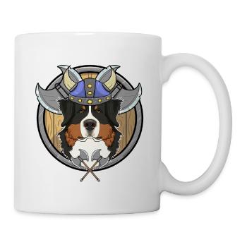 Bernese Mountain Dog I Valhalla I Viking - Tasse - Weiß - Rechts