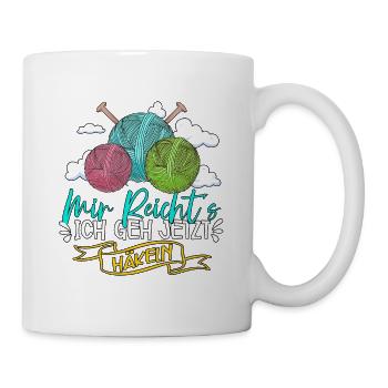 Häkeln - Tasse - Weiß - Rechts