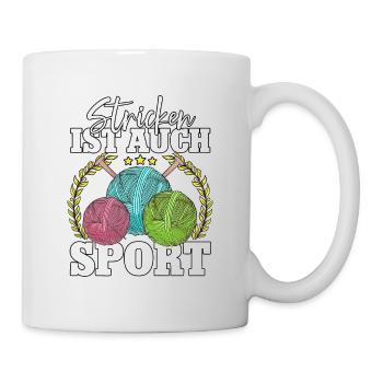 Häkeln - Tasse - Weiß - Rechts
