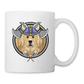 Golden Retriever I Valhalla I Viking - Tasse - Weiß - Rechts