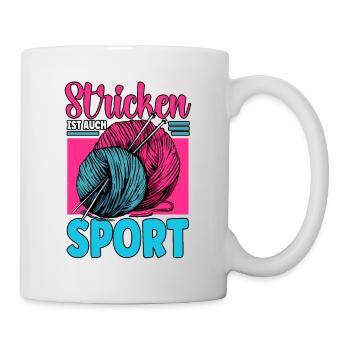 Häkeln - Tasse - Weiß - Rechts