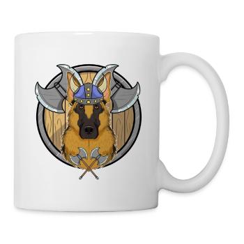 German Shepherd I Valhalla I Viking - Tasse - Weiß - Rechts