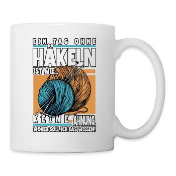 Häkeln - Tasse - Weiß - Rechts