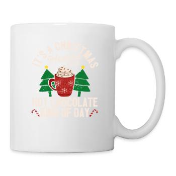 Es ist ein Weihnachten Filme und heiße Schokolade - Tasse - Weiß - Rechts