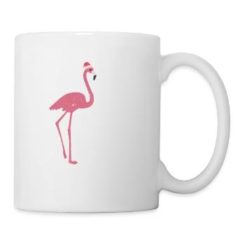 Fa La Mingo Funny Christmas Flamingo Lover - Mug - white - Right
