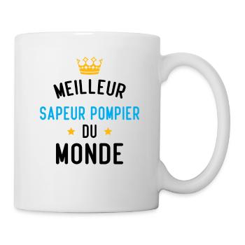 Cadeau Meilleur sapeur pompier du monde - Mug blanc - blanc - Droite