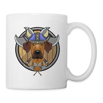 Rhodesian Ridgeback I Valhalla I Viking - Mug - white - Right