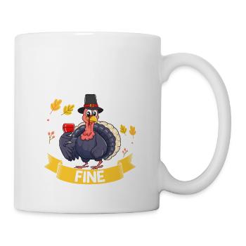 Wein Turquie et vin se sentant bien - Mug blanc - blanc - Droite
